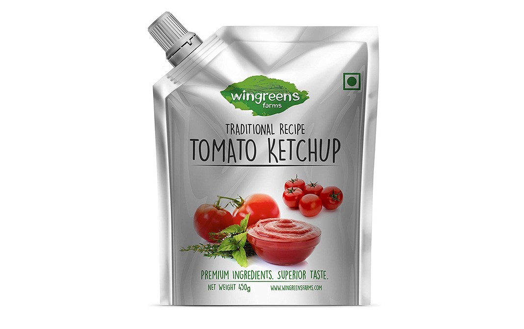 Wingreens Farms Tomato Ketchup    Pouch  450 grams